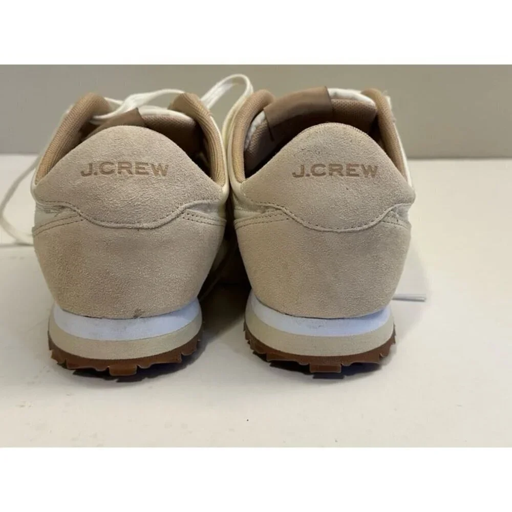 J. Crew Women’s trainers in Colorblock Clay Ivory Sneakers Size 9.0